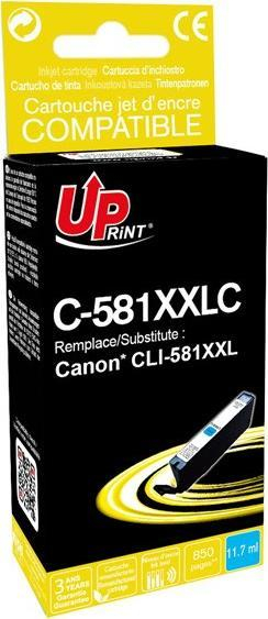 Kartrixë boje UPrint C-581XXLC, kompatibile Canon CLI-581XXL, 11.7ml, cyan
