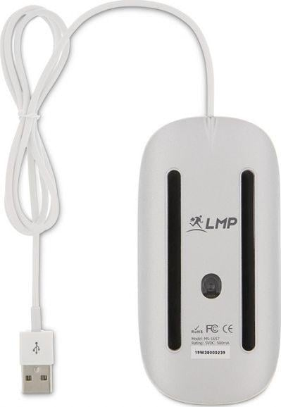Maus LMP Easy, me kabllo, USB, i bardhë