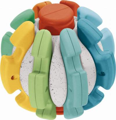 Lodër edukative Chicco 2n1 Transform a Ball ECO Plus, sorter formash, puzzle për tu grumbullu, shumëngjyrëshe