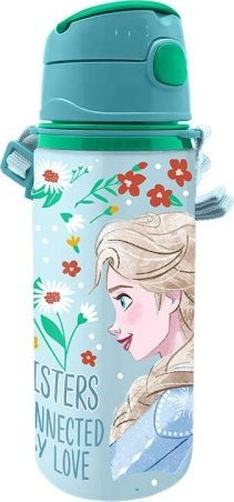 Shishe uji KiDS Licensing Frozen FR50013, 600ml, me kapak butoni, blu