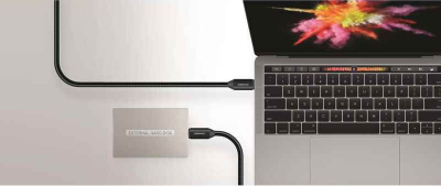 Kabllo USB Momax USB C në USB C, 1 m, 100 W, e zezë
