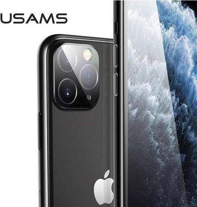 Xham mbrojtës kamere USAMS BH558, për iPhone 11 Pro Max, xham i temperuar, transparent