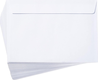 Zarfe Herlitz 764258 C6, 114 x 162 mm, 100 copë, të bardha