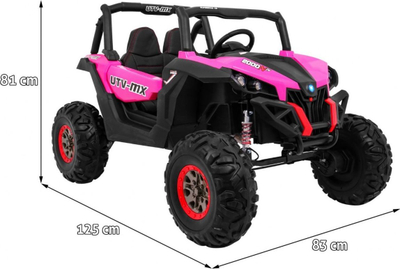 Makina elektrike lodër Ramiz SuperStar XMX-603, 4x45W, për kalamaj, rozë