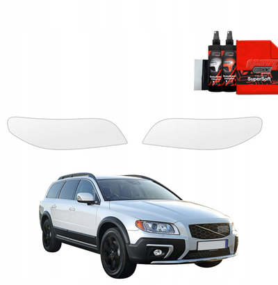 Заштитна фолија за светла GrizzGlass BodyShield, Volvo XC70 3 Estate 5D 2013-2016, сет 2 парчиња, транспарентна