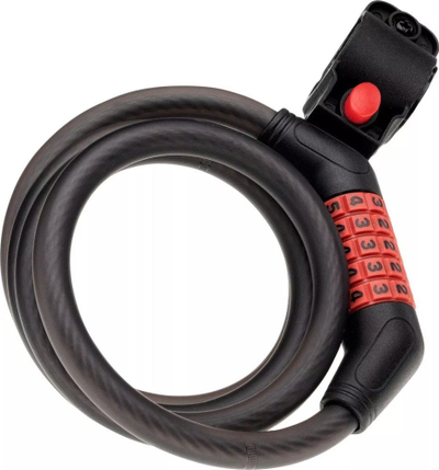 Катанец за велосипед FEDERSIFER Clasp 12x1200, должина 1.2 m, дебелина 12 mm, црн