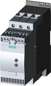 Softstarter trefazor Siemens SIRIUS 3RW3037-1BB04, 63A, 30kW 400V, Uc 24V AC/DC