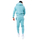 Trenerka Hype Teal Acid Wash për meshkuj, pambuk, teal