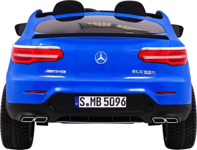 Makina elektrike për fëmijë Mercedes GLC 63S, 12V, 2 vende, blu