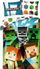 Çarçaf Halantex Minecraft Icons, 140x200cm, shumëngjyrësh