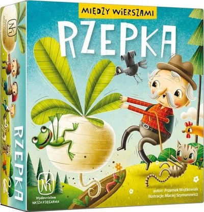Друштвена игра Nasza Księgarnia Turnip, семејна, на полски, во повеќе бои