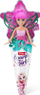 Kukull ZURU Sparkle Girlz Mini Pop, në paketim si kornet akulloreje, me flokë dhe fustan shumëngjyrësh