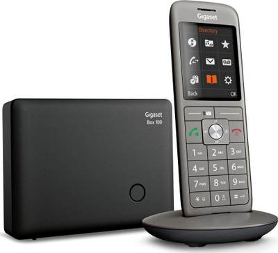 Telefoni fiks Gigaset CL660, analog DECT, Caller ID, antracit
