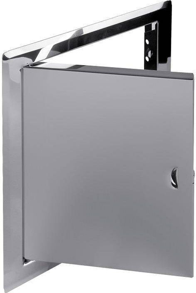 Derë inspektimi Dmn51 15x15 cm, metal, ngjyrë argjendi