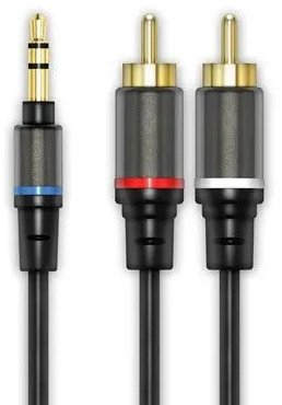 Kabllo audio IK Multimedia RCA, 59\", dalje stereo, e zezë