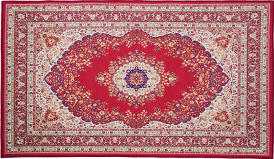 Tapet KARAMAN Area Rug, 80 x 150 cm, antirrëshqitës, i kuq