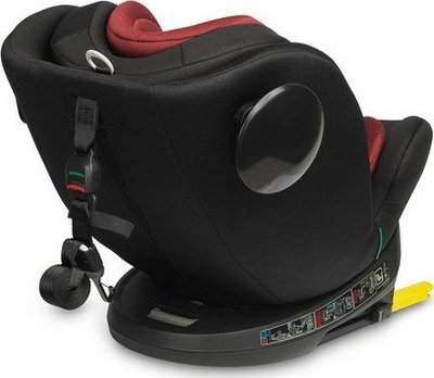 Sedilje makine Caretero Commo I-Size, 40-150cm, ISOFIX, burgundy me të zezë