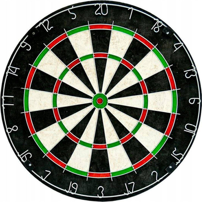 Tabelë dart GT Dart Board Sisal GT02001, sisal brazilian, 45cm, e zezë