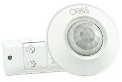 Sensor lëvizjeje Orbis OB133512, tavanor 360°, IP20, i bardhë
