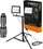 Reflektor i dyfishtë NEO TOOLS 200W LED, 17000 lm, me tripod