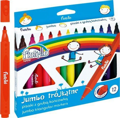 Markera Fiorello Jumbo, trekëndorë, 12 ngjyra