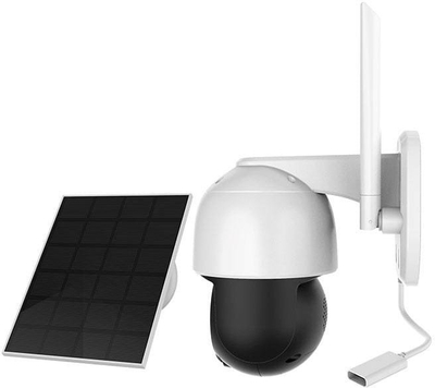 Kamerë e jashtme Foscam 4MP Outdoor Solar, WiFi, me panel diellor, e bardhë