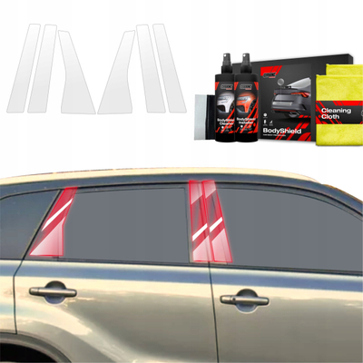 Folie mbrojtëse BodyShield 6in1 për shtylla B dhe C, Suzuki Vitara Facelift 2024-2026, transparente