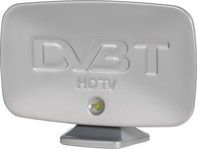 Антена ТВ Риниак ДЕЛТА, DVB T DVB T2, со вграден засилувач, црна