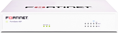 Firewall Fortinet 40F, 5x GE RJ45, SD WAN, i bardhë