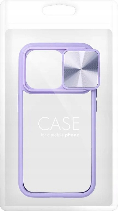Mbulesë mbrojtëse lejla për iPhone XR, me lidhes që rrëshqet te kamera, pjesë e pasme transparente