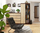 Raft librash Office Bookcase R CLP 1D 4S, 80x180cm, panel i laminuar 16mm, wenge edhe sonoma