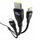 Kабел USB Baseus Flash 3in1, USB во USB C и Lightning, 100W, 1.5m, црна
