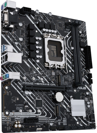 Pllakë amë ASUS PRIME H610M-E D4 (DDR4) - Intel H610