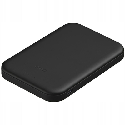 Надворешна батерија UNIQ Lyden Lexa Magnetic, 5000mAh, MagSafe USB C PD, црна