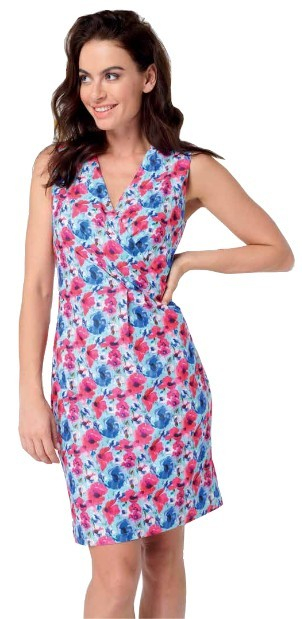 Fustan Smashed Lemon 19289 Mint / Fuchsia. L