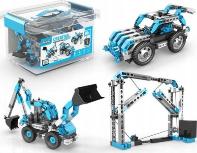 Lodër ndërtime Engino Creative Engineering 60 in 1 Maker Master, 60 modele, STEM, shumëngjyrëshe