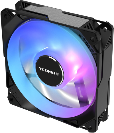 Ventilatorë PC Tcomas FA200, 120mm, set me 3 copë, ARGB, ngjyrë e zezë