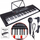 Keyboard muzikor MK 2117L, 61 taste, LED, i zi