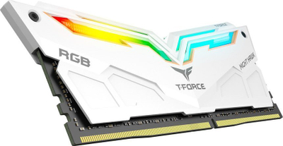 Memorie TeamGroup T-Force Night Hawk RGB Gen2, DDR4, 16 GB, 3200 MHz, CL16, TF15D416G3200HC16CDC01