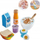 Set lodër kuzhine Hape Delicious Breakfast, prej druri, për kalamaj 3+, shumëngjyrësh