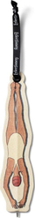 Stilolaps shënues If Bookmarks Pen Swimmer, me figurë notari, blu