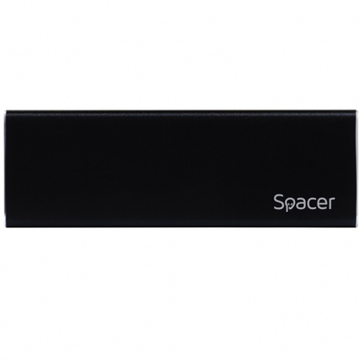 Kuti e jashtme për SSD M.2 SATA Spacer SPR-M2TYPEC-01, USB 3.1 Type C, madhësi 2230 2280, e zezë