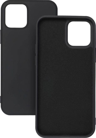 Kapotë silikoni Forcell për iPhone 13 Pro, mat, e zezë