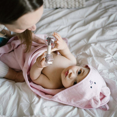 Lodër zile për bebe BabyOno Star, nga 3 muajsh, shumëngjyrëshe