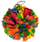 Lodër për zogj Duvoplus Colored Corn Leaf Pom pom, me pompon misri, shumëngjyrëshe
