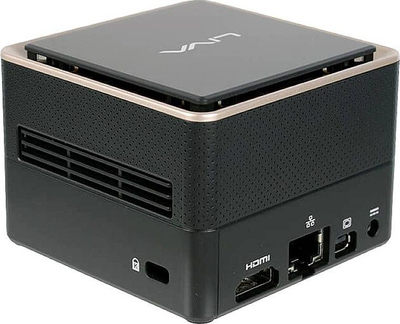 Mini PC ECS LIVA Q3 Plus V1605B, AMD Ryzen Embedded V1000, 8GB RAM 128GB, црн