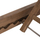 Karrige plazhi Milos prej hiri 204x65x92,5Hcm (HM10685.01)