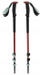 Shkopinj trekking Black Diamond Trail Back, alumini, 3 seksione, Iron Red