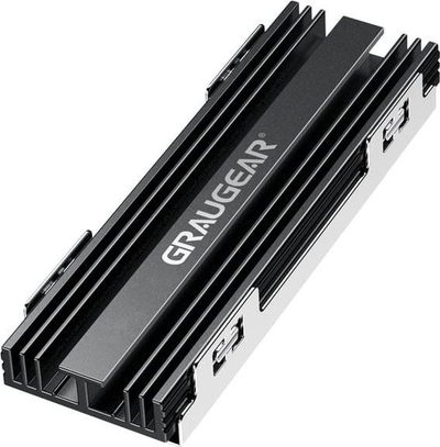 Ftohës SSD për PlayStation 5 GRAUGEAR G-PS5HS02, heatsink alumini, i zi
