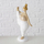 Figurë dekorative Boltze Home Yoga Woman, 22 x 9 x 14 cm, bezhë e bardhë